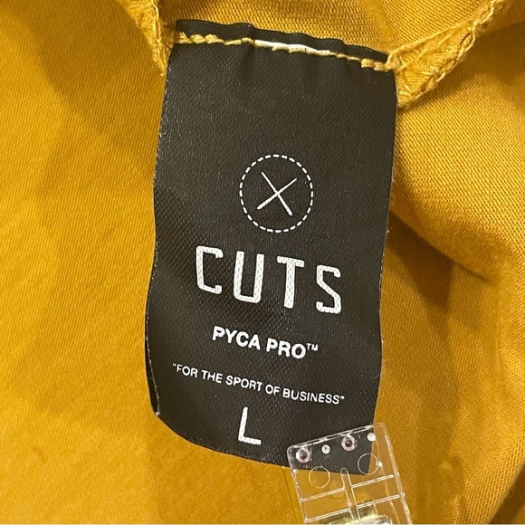Men’s Cuts Clothing Elongated Pocket Tee Mustard Size Large - Picture 5 of 10